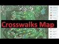 Crosswalk Map for the Masters at Augusta National