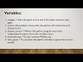 Mastermind python CSC1024