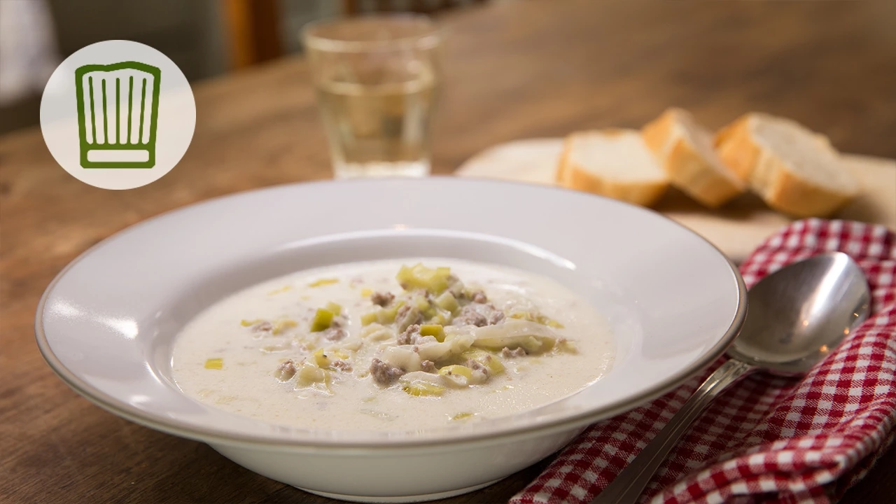 Käse Lauch Suppe mit Hackfleisch davon gibt es so viele Rezepte und oder Varianten, nun zeige ich eu. 