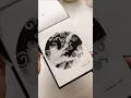 Sketching the Sky Ink Art