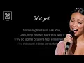 Not yet - May the Lord Studio (Official music video)