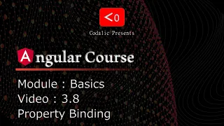 Angular Course 3 8 Property Binding