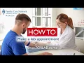 How to make a lab appointment at Family Care Network