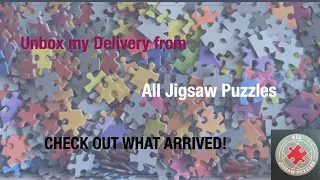 Check out what has arrived from All Jigsaw Puzzles Lets unbox the delivery