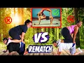 Download Lagu Couples Yoga Pose Challenge 2 vs My Sister \u0026 Her Husband | EVEN Funnier Sibling Showdown!