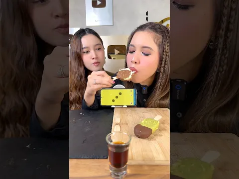 CHALLENGE GIGIT ESKRIM SEDINGIN INI?? VS @Aurelliaurel