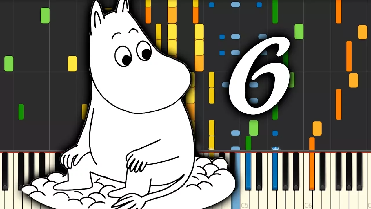 MOOMIN MUSIC 6 [Masquerade] - Piano Tutorial (Synthesia)