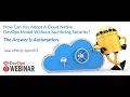 Security as Code Webinar