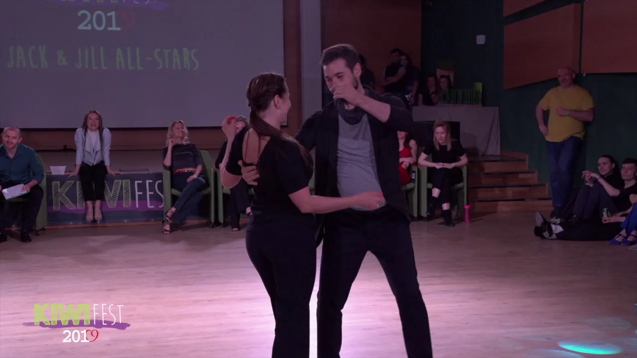Inga Kurcisa & Sylvain Pele - 3rd place All Stars Jack&Jill Finals - KIWIfest 2019