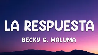 Download Becky G, Maluma - La Respuesta (Letra) MP3