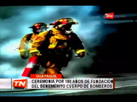 Ceremonia por 180 años de fundación del benemérito cuerpo de bomberos
