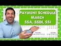 Social Security Checks Payment Schedule for March 2026 - SSA SSDI SSI