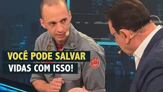 VOCÊ PODE SALVAR UMA VIDA! Ratinho Livre ensina e emociona | Programa do Ratinho (02/09/26)