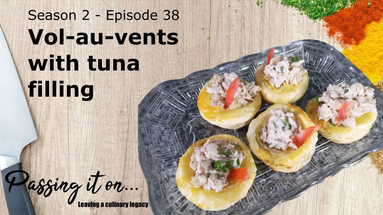 Vol au Vent - Chicken and Bacon  Filling. 