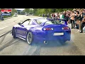 Download Lagu Modified Cars leaving Car Show! - 800HP Skyline, TopSecret Supra, GT500, AE86, R32 Pandem,...