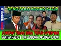 Download Lagu GENG SOLO KOCAR-KACIR…!! JOKOWI TAK BISA TIDUR NYENYAK, GANTIAN HASTO \u0026 TOM LEMBONG LAPORKAN JOKOWI!