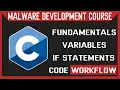 MALWARE DEVELOPMENT - C FUNDAMENTALS CODE WORKFLOW AND DATA TYPES