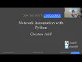 PyDayBCN 2020 Track 2 - Network automation using Python by C Adell