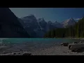 4K Moraine Lake Relaxation | Soothing Water Ambience | Peaceful Nature Sounds for Sleep & Study