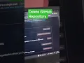 How to delete Github Repository