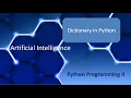 Dictionary Datatype in Python