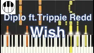 Wish - Diplo ft. Trippie Redd (Piano Tutorial)