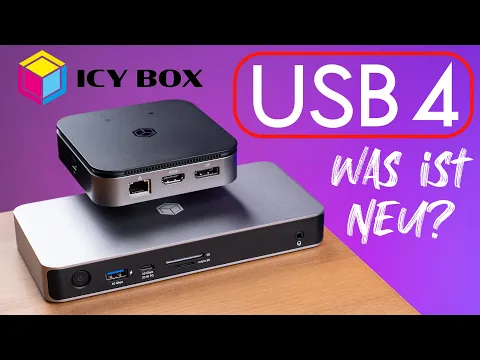 Download MP3 Anschluss-Upgrade für euer Notebook: ICY BOX USB 4 Dockingstationen