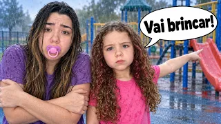  DIVA VIROU MINHA MÃE E ME LEVOU NO PARQUINHO NA CHUVA 