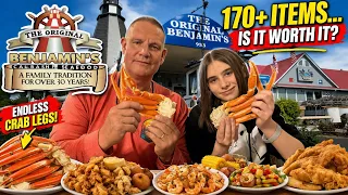 The Original Benjamin s Calabash Seafood Buffet 170 Items Myrtle Beach SC - FULL Buffet Tour