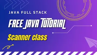 Java tutorial - Scanner class
