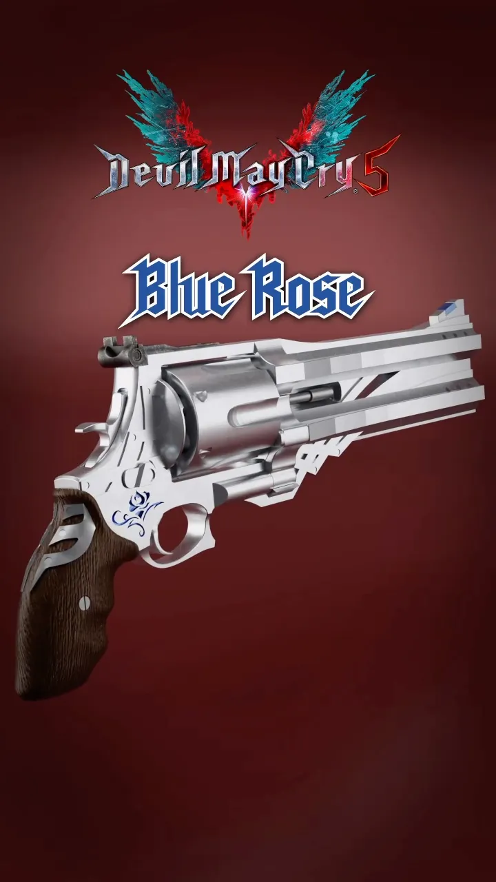 Nero's Blue Rose from Devil May Cry 5 — full 3D model reveal video thumbnail