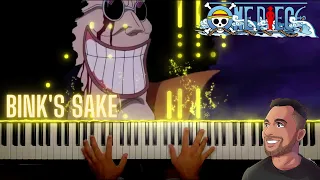 one piece binks sake piano