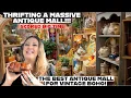 FINDING AMAZING DEALS AT A MASSIVE ANTIQUE MALL Thrift a with Me Thrift For Resale Thrift Haul