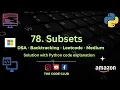 Subsets - DSA in Python