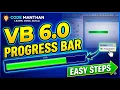 How to Create a Progress Bar in Visual Basic 6 0 VB 6 Tutorial for Beginners Advance Controls VB
