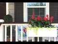 DIY Deck or Porch Rail Planter Box