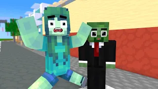 Spider Zombie Save Squid Game Doll  - Minecraft Animation