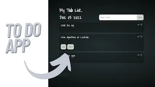 How to Build a Todo List App with Local Storage for Beginners - HTML CSS JavaScript