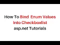 Bind Enum To Checkboxlist In c asp net
