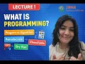 ZDX 1 0 DSA JAVA Lecture 1 What is Programming Algorithms Flowcharts Pseudocode Explained