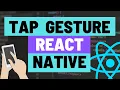 Tap and Double Tap Gesture Recognition using React Native Gesture Handler for iOS and Android Apps