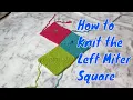 Left Block - How to Cast On Pick Up Stitches for the Left Miter Square in Our Miter Square Blanket