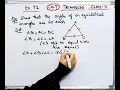 Show that the Angles of an equilateral Triangles are 60 degree each I