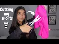 CUTTING MY DOUBLE LINED ALIGNS LULULEMON MINI TRY ON HAUL