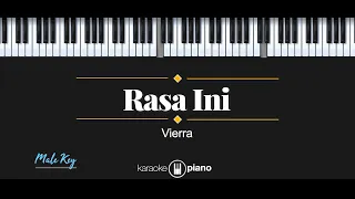 rasa ini vierra karaoke piano male key 