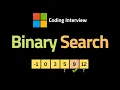 Binary Search - LeetCode 704