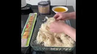 جلاش محشي كنافه ومكسرات 