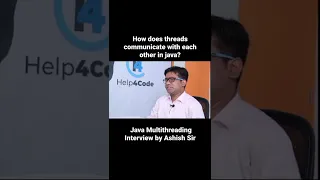 How does threads communicate with each other in by Ashish Gadpayle