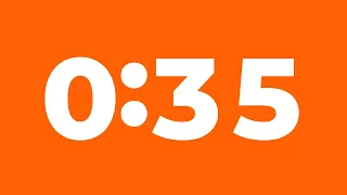 35 Second Timer With Music 35 Second Clock Thirty Five Seconds