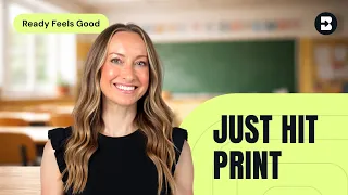 Back-to-School Printables in Seconds Made with AI